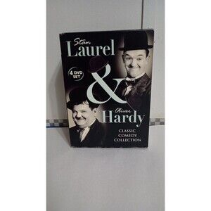 Stan Laurel & Oliver Hardy 4 DVD BOX SET Classic Comedy